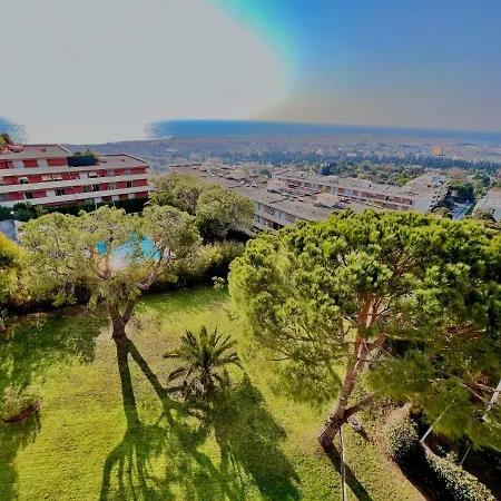 Riviera - Superbe Studio Piscine Et Parking - Fabron - Terrasse De Nicerama Apartment